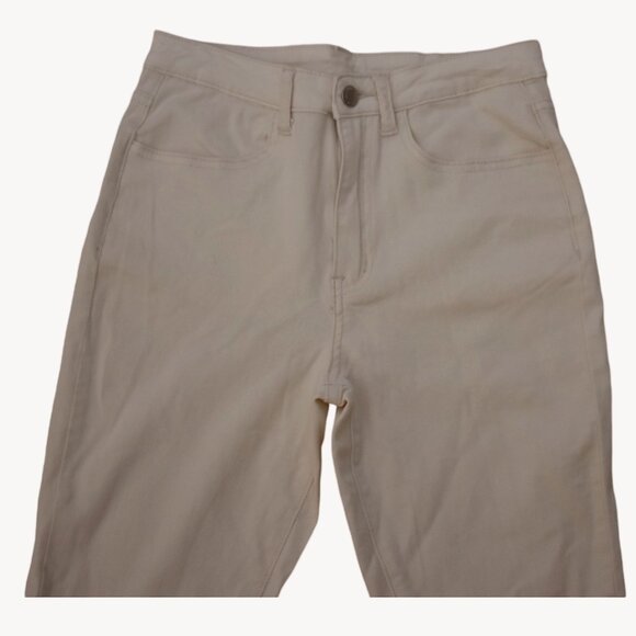 Altar’d State Emerie Exaggerated Flare Bell Bottoms Cream Jeans NWT - Picture 6 of 6